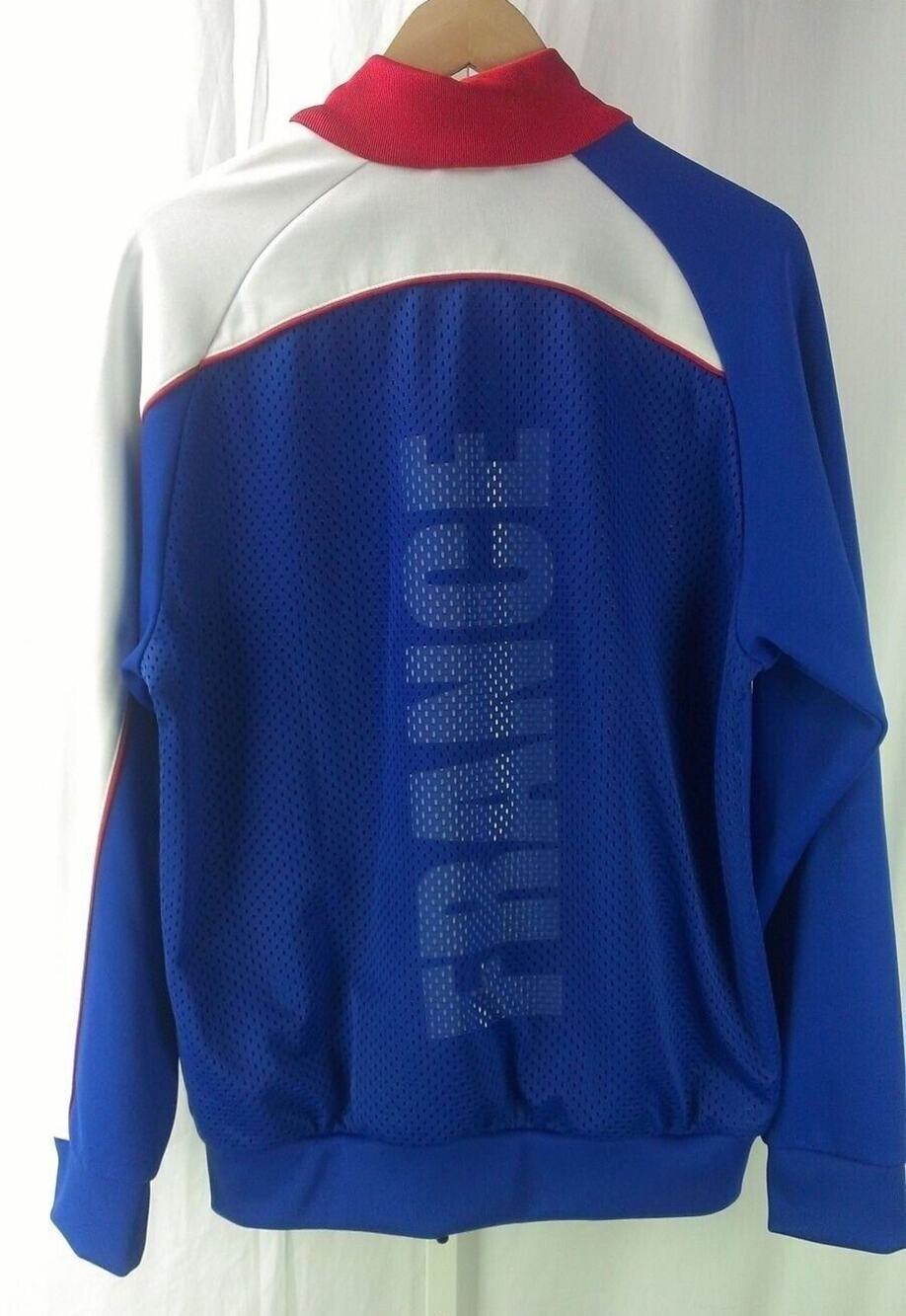 FRANCE ADIDAS TRACK TOP SOCCER JACKET WORLD CUP COOL MESH FRANCE BACK MEN'S M